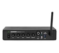 Samson MediaTrack - Mezclador de 4 canales e interfaz de audio USB con Bluetooth, Voiceover-Ducking, entradas XLR/Line y salida estéreo/mono para estudio, streaming e instalaciones