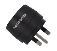 Samsonite Adaptador global de AT Europa-Reino Unido negro