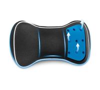 SAMSONITE, Almohada de gel infundido para el cuello del coche con espuma viscoelástica de flujo de aire, cojín de apoyo para reposacabezas para conducir, universal, se adapta a cualquier vehículo,