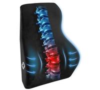 Samsonite, Almohada Lumbar de Apoyo de Espalda Media Baja para Silla de Oficina o Asiento de Coche, Espuma viscoelástica, Aumenta la Zona de Comodidad de tu Espalda, cojín de Apoyo de