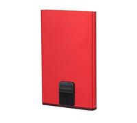 Samsonite ALU Fit, Tarjeta de Crédito de Aluminio con Protección RFID Y NFC, Billetera Inteligente, Espacio para hasta 6 Tarjetas, 10,2 cm, Color Rojo