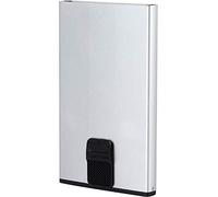 Samsonite Estuche para tarjetas de crédito Alu Fit RFID 6 cm color plata