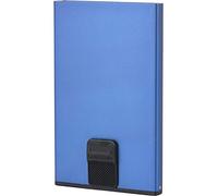 Samsonite Estuche para tarjetas de crédito Alu Fit RFID 6 cm azul