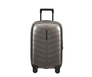 Samsonite Attix - Spinner S, Echarlizable Mano Luggage, 55 cm, 38/44 L, Brown (Dene)