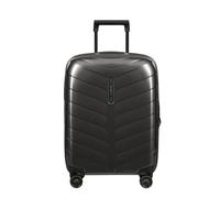 Samsonite Attrix Maleta Trolley de Cabina, 55 cm | Negro, maleta rígida ampliable, 38/44 L, 2.2 kg, con candado TSA y en material Roxkin