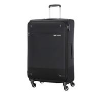 Samsonite Base Boost Maleta Spinner Cabina, 78 cm | Negro, maleta blanda ampliable, 105 L, 3.1 kg, con candado TSA y ruedas giratorias suaves