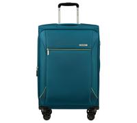 Samsonite Breeze Trolley Maleta, Petrol Azul, Poliéster, 67 x 43 x 27 cm, 75 L, 4 Ruedas Spinner, Cerradura TSA