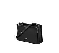 Samsonite Be-Her - Bolso bandolera con 3 compartimentos (tamaño M, 28,5 cm, 7 L), color negro, Negro (Black), Bolsas de mensajero