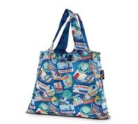 Samsonite Bolsa de Compras Plegable, Equipaje de Mano Unisex Adulto, Estampado De Ciudad, Talla única