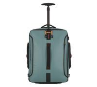Samsonite Paradiver Light Bolso de viaje con ruedas verde azul, polyester, 40 x 55 x 25cm