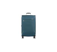 Samsonite Breeze Trolley Maleta, Petrol Azul, Poliéster, 78 x 45 x 29 cm, 105 L, 4 Ruedas Spinner, Cerradura TSA, Combinación 3 Dígitos