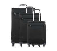 Samsonite Citybeat Juego de hombretas (4 ruedas) negro, fibra sintética, 47 x 78 x 30cm