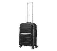 Samsonite Flux - Spinner S, Equipaje de Mano expandible, 55 cm, 37/44 L, Negro (Black)