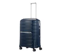 Samsonite Flux - Spinner M, Maleta expandible, 68 cm, 75/85 L, Azul Marino (Navy Blue)