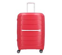 Samsonite Flux 4 ruedas Trolley 68 cm Con asa expansible rojo