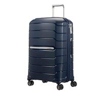 Samsonite Flux - Spinner M, Maleta expandible, 68 cm, 75/85 L, Azul Marino (Navy Blue)