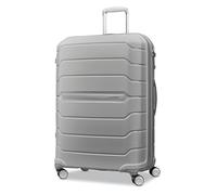 Samsonite Freeform 28-Inch Large Luggage with Dual 360° Spinner Wheels - Checked Suitcase - TSA Lock, Airline-Approved - Lightweight Durable Polypropylene Expandable Hardshell - Light Grey