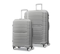 Samsonite Equipaje expandible Freeform Hardside, Gris Claro, 2-Piece Set (21/28), Freeform Hardside expandible con Ruedas giratorias Dobles