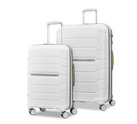 Samsonite Freeform Hardside expandible con Ruedas giratorias Dobles, Morado Amatista, Juego de 2 Piezas (21/28), Blanco y Gris, 2-Piece Set (Carry-on/Large), Freeform Hardside expandible con Ruedas