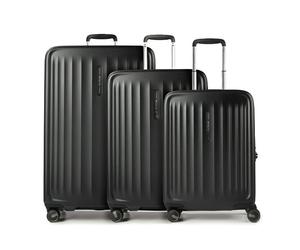Samsonite Fyrm 4 ruedas Juego de maletas 3 piezas con pliegue de expansión gris