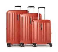 Samsonite Fyrm 4 ruedas Juego de maletas 3 piezas con pliegue de expansión naranja