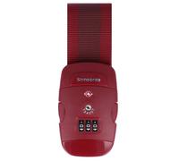 Samsonite Global Travel Accessories Correa de equipaje TSA Cerradura de combinación 5 cm rojo