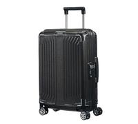 Samsonite Lite-Box Maleta Trolley de Cabina, 55 cm | Negro, maleta rígida, 55H x 40W x 20D cm, 38 L, 2.2 kg, con candado TSA y en material Curv