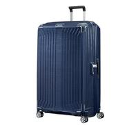 Samsonite Lite-Box Maleta Trolley Grande, 81 cm | Azul Intenso, maleta rígida, 81H x 53W x 31D cm, 124 L, 3.5 kg, con candado TSA y en material Curv