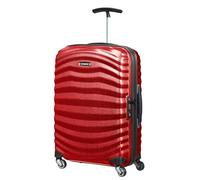 Samsonite Lite-Shock Maleta Trolley de Cabina, 55 cm | Rojo Jacinto, maleta rígida, 55H x 40W x 20D cm, 36 L, 1.7 kg, con candado TSA y en material Curv