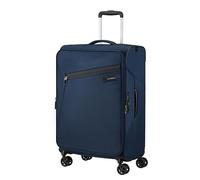 Samsonite Litebeam Maleta trolley de cabina, 66 cm | Azul Medianoche, maleta blanda ampliable, 67/73 L, 2.4 kg, con candado TSA y con materiales reciclados