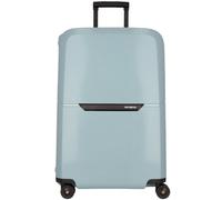 Samsonite Magnum Eco Maleta con 4 ruedas azul-gris, fibra sintética, 49 x 75 x 32cm