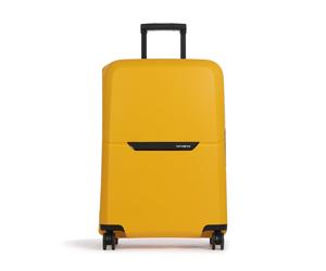 Samsonite Magnum Eco | Maleta con 4 ruedas | amarillo | 48x69x30cm | polipropileno reciclado