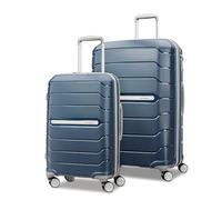 Samsonite Maleta Equipaje Extensible Rígido Freeform, 2-Piece Set (21/28), Azul Marino, 4 Ruedas Giratorias, Cerradura de Combinación, 56.53 Litros, Water Resistant, Sólido, Mediano, Grande