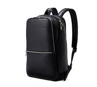 Samsonite Mochila Unisex para portátil 126036, Black, Talla única, Mochila clásica Delgada de Cuero