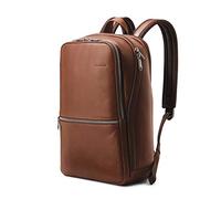 Samsonite Mochila Unisex para portátil 126036, coñac, Talla única, Mochila clásica Delgada de Cuero