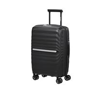 Samsonite Neo Flux - Spinner S Slim, Mano expandible, 55 cm, 39/45 L, Negro (Negro)
