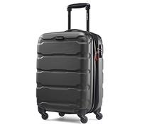 Samsonite Omni Pc - Equipaje expandible Unisex para Adultos con Ruedas giratorias, Negro -, Carry-On 20-Inch, Omni Pc Hardside - Equipaje expandible con Ruedas giratorias