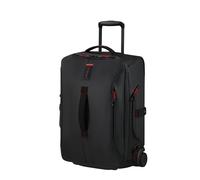 Samsonite Paradiver Light - Bolsa de Viaje con Ruedas y Función Mochila (55 cm), Small, Equipaje de Mano, Repelente al Agua, Ligero, 51L, Negro (Black)
