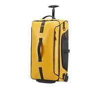 Samsonite Paradiver Light - Bolsa de Viaje/Mochila con 2 Ruedas, 67 cm, 74.5 L, Color Amarillo