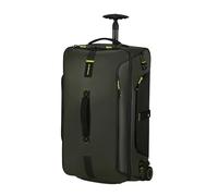 Samsonite Paradiver Light - Bolsa de Viaje/Mochila con 2 Ruedas, 67 cm, 74.5 L, Color Verde Selvático, Duffle M with 2 Wheels