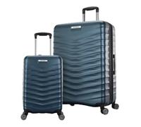 Samsonite Precision DLX - Juego de equipaje giratorio expandible de 2 piezas en color azul laguna