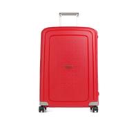 Samsonite S'Cure | Maleta con 4 ruedas | rojo | 47x69x25cm | polipropileno