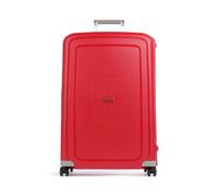 Samsonite S'Cure | Maleta con 4 ruedas | rojo | 52x75x31cm | polipropileno