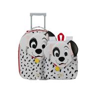 SAMSONITE SET MALETA + MOCHILA S DALMATIAN PATCH - HAPPY SAMMIES DISNEY