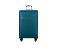 Samsonite Breeze Trolley Maleta, Petrol Azul, Poliéster, 78 x 45 x 29 cm, 105 L, 4 Ruedas Spinner, Cerradura TSA, Combinación 3 Dígitos