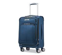 Samsonite Solyte DLX Softside - Equipaje expandible con Ruedas giratorias, Azul (Mediterranean Blue), Carry-On 20-Inch, Solyte DLX Softside - Equipaje expandible con Ruedas giratorias