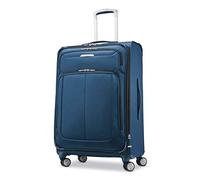 Samsonite Solyte DLX Softside - Maleta expandible con Ruedas giratorias, Azul Claro, Checked-Medium 25-Inch, Solyte DLX Softside - Equipaje expandible con Ruedas giratorias