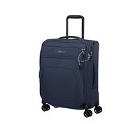 Samsonite Spark SNG Eco - Maleta de Mano 55 x 40 x 23 cm - Carrito de Cabina de Equipaje Blando para easyJet y la mayoría de Las compañías aéreas, Ampliable, 48/55 litros, Azul (Midnight Blue)