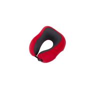 Samsonite TA Revolution - Almohada Cervical Ergonómica de Espuma Viscoelástica, Almohada de Viaje para Avión, Coche y Viajes, Rojo