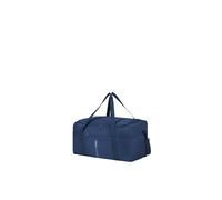 Samsonite TA Revolution - Bolsa de Viaje Plegable 53 cm, Mediana, Ligera y Compacta, con Detalles Reflectantes, Duffel para Vacaciones y Deporte, Azul (Midnight Blue)